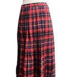 Pendleton Vintage  Macinnes Tartan Plaid Pleated Pure Virgin Wool Skirt Size 10 Photo 0