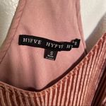 HYFVE  Cecilia Crushed Velvet Pleated Shift Dress Pink Photo 9