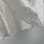 Three Dots Skirt Size Extra Large Linen Tie Skirt White Stretch Waist Casual NWT Photo 7