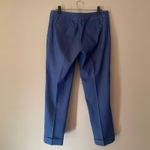 Alice + Olivia  Blue Dress Pants Pleated Trousers Slacks Workwear Women's Large Photo 4