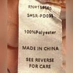 Pink Lily  Morning Mimosas Tiered Floral Mini Dress Orange Blue Pink Medium‎ Photo 7