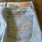 American Eagle Size 00  Outfitters Super Stretch Denim Blue Jean Cut Off Shorts Photo 2