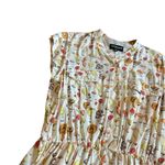Betabrand  Fungi Frock Mushroom-Print Pocket Dress Button-Down Size Medium Womens Photo 3