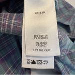 Cabela's Cabela’s Plaid Short Sleeve Button Down Shirt Women’s Size Medium Lightweight Photo 5