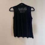 Xxi Black Sleeveless Lace Blouse Photo 1