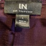 Purple Asymmetrical Hem Ruched Dress Club Hoco Formal size large NWT Photo 3