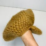 Camel Knit Newsboy Cap Hat Flatcap OSFA Tan Photo 1