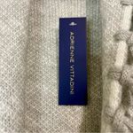 Adrienne Vittadini  Women’s Long Sleeve Open Front Cardigan Grey White Large NWT Photo 4