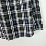 J.Crew  Shrunken Boy Shirt in Forest Plaid Buttondown Top Size 12 L1377 Photo 10