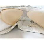 Galina Womens Satin Tulle Wedding Dress Strapless Button Back 12 White Photo 6