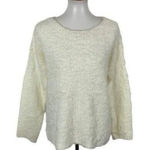 Lou & grey  Sweater Small White Soft Pullover Cozy Minimalist Photo 0
