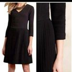 Ganni Fulton Pleated Black Dress Size XS Photo 1