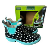 Gardenline Women's Teal and Black Boot Size 10 #B1301 Photo 0