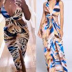 Winwin  Multicolor Maxi‎ Dress Medium Photo 1