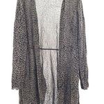 Chico's CHICO’S TRAVELERS Animal Print Cardigan Evening Wear Gold & Black Sparkle SZ XL Photo 0