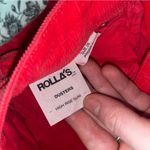 Rolla's  dusters watermelon red ribbed high rise shorts size 26 Photo 3