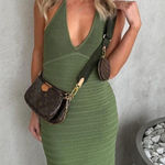 Finders Keepers Revolve Iggy Knit Long Maxi Dress Fern Green Size xl / 10 Photo 0