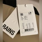 NWT Rain MSN Bag Signature Water Proof Backpack PU Fabric Color: Sand Photo 13