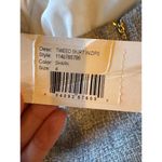 Rebecca Taylor Skirt Women 4 Gray Shark Tweed Pleated A Line Mini NWT Preppy Photo 12