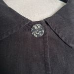 J.Jill Linen Rayon Blend Long Sleeve Button Front Shirt Medium Tall Photo 2