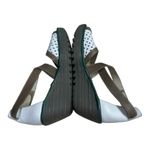 Fly London White Brown Cutout Leather Wedge Sandals Women’s Size 40 US 8-8.5 Photo 4