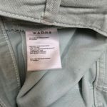 Pilcro Anthropologie  Script Garment Dyed Raw Hem‎ Denim 31 Light Green Photo 4