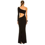Retrofête retrofete Whitney Cut out Gown in Black XLarge New Womens Long Maxi Dress Photo 1