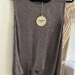 Hayden Textured Gray Knit Top Photo 0