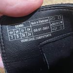 Vionic Size 7 Sienna Suede Bootie Boots Black Buckle Waterproof Photo 4