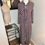 ZARA Geometric Print Midi Dress Multicolored Size Medium Photo 5