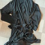 Stars Above Black Silk Robe Photo 0