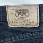 Route 66 Jeans Womens Black Relaxed Fit High Waist Denim Pants Casual *FLAW* GUC Photo 6