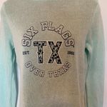 Six Flags Over Texas Sweater Hoodie Blue Size M Photo 1