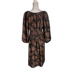 Rebecca Taylor  Arden Blouson Sleeve Dress Black Womens Size Small Photo 10