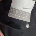 Nike Vintage Black W/Red White Embroidered Swoosh Check Zip Jacket Women's Small Photo 1