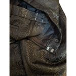 Anthropologie The Essential Slim Straight Pants Womens Sz 4 Black Motif Textured Photo 14