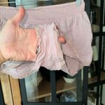 Free People Intimately  blush pink shorts lounge pajamas smocked striped mini Photo 4