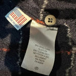 Steven Alan Steve Alan Wool Navy Plaid Oversized Tunic Blouse Dress Button Down Size Large Photo 5