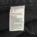 American Eagle Baggy Short 8 29" Black Destroyed Denim Cutoff Thrashed High Rise Photo 7