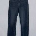 EDWIN Bree High Waist Raw Hem Crop Straight Leg Jeans In Ashland size 25 Photo 1