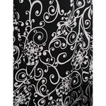 My Michelle My‎ Michelle Juniors/Women's Black White Halter Dress Gathers in Front Size 14 Photo 3