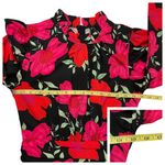 Pretty Little Thing High Neck Romper - Black Floral - 2 Photo 3