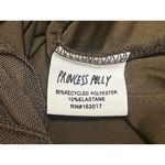 Princess Polly Brown Sleeveless Mesh Patchwork T Shirt Blouse Crop Top Size 2 Photo 3