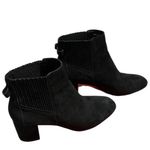Kate Spade  Women's Lorene Black Suede Ankle Booties Bow Detail size 8 Photo 7