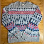 st. john's bay  Women's Multicolor pullover long sleeve FairIsle sweater|Size:M Photo 2