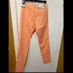 PINKO women's size 4 peach shiny sequined jacron casual stretch pant 28x30 28x31 Orange Photo 1