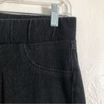CAbi Jeans Skinny Leg Pull-On Stretch Black Cargo Pants Photo 5