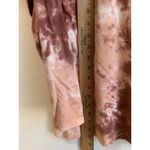 We The Free  People Be Free Shirt Top Cabarnet Pink Brown Tie Dye Long Sleeve M Photo 7