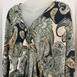 Band of Gypsies  Paisley Print Blouse Size Medium Photo 2