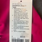 Lululemon Align Tank Top *Light Support, A/B Cup Passionate Size 2 Photo 4